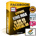 SUPER TRUST KING MAX Cyprus Facebook Ad Accounts - 10 BM Ad Accounts + 5 Ad Accounts on King Profile + 5 aged Fan Pages with huge organic reach and active subscribers