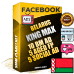 SUPER TRUST KING MAX Belarusian Facebook Ad Accounts - 10 BM Ad Accounts + 5 Ad Accounts on King Profile + 5 aged Fan Pages with huge organic reach and active subscribers