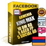 SUPER TRUST KING MAX Armenian Facebook Ad Accounts - 10 BM Ad Accounts + 5 Ad Accounts on King Profile + 5 aged Fan Pages with huge organic reach and active subscribers