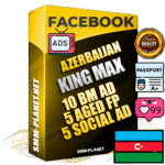 SUPER TRUST KING MAX Azerbaijani Facebook Ad Accounts - 10 BM Ad Accounts + 5 Ad Accounts on King Profile + 5 aged Fan Pages with huge organic reach and active subscribers