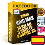 SUPER TRUST KING MAX Spanish Facebook Ad Accounts - 10 BM Ad Accounts + 5 Ad Accounts on King Profile + 5 aged Fan Pages with huge organic reach and active subscribers