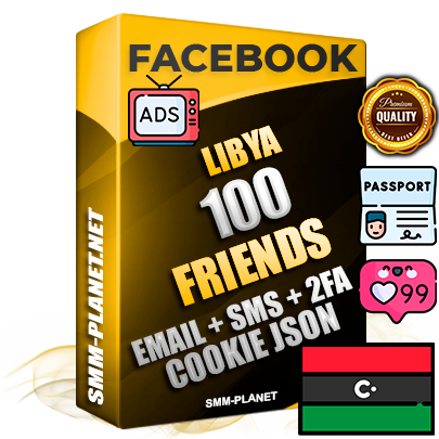Elite Libyan PREMIUM Handcrafted Facebook Accounts - 100 Authentic Live Friends with High Trust for Ads
