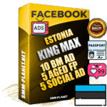 SUPER TRUST KING MAX Estonian Facebook Ad Accounts - 10 BM Ad Accounts + 5 Ad Accounts on King Profile + 5 aged Fan Pages with huge organic reach and active subscribers