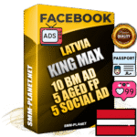 SUPER TRUST KING MAX Latvian Facebook Ad Accounts - 10 BM Ad Accounts + 5 Ad Accounts on King Profile + 5 aged Fan Pages with huge organic reach and active subscribers