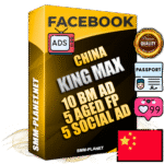 SUPER TRUST KING MAX Chinese Facebook Ad Accounts - 10 BM Ad Accounts + 5 Ad Accounts on King Profile + 5 aged Fan Pages with huge organic reach and active subscribers
