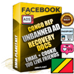 Premium Congo Rep Unbanned FB Ad Accounts with Recovery Docs