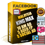 SUPER TRUST KING MAX Malaysian Facebook Ad Accounts - 10 BM Ad Accounts + 5 Ad Accounts on King Profile + 5 aged Fan Pages with huge organic reach and active subscribers