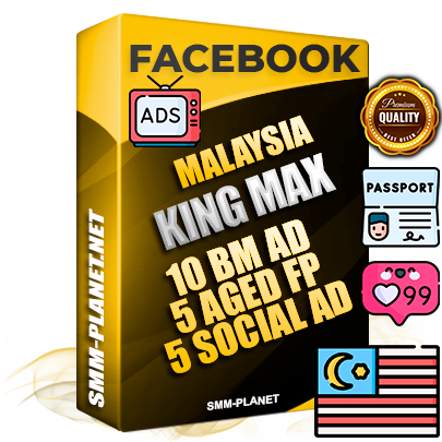 SUPER TRUST KING MAX Malaysian Facebook Ad Accounts - 10 BM Ad Accounts + 5 Ad Accounts on King Profile + 5 aged Fan Pages with huge organic reach and active subscribers
