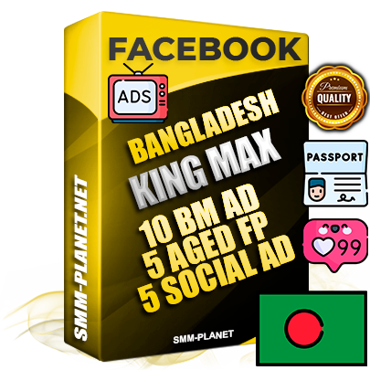 SUPER TRUST KING MAX Laotian Facebook Ad Accounts - 10 BM Ad Accounts + 5 Ad Accounts on King Profile + 5 aged Fan Pages with huge organic reach and active subscribers