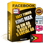 SUPER TRUST KING MAX Timorese Facebook Ad Accounts - 10 BM Ad Accounts + 5 Ad Accounts on King Profile + 5 aged Fan Pages with huge organic reach and active subscribers