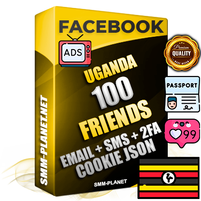 Elite Ugandan PREMIUM Handcrafted Facebook Accounts - 100 Authentic Live Friends with High Trust for Ads