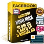 SUPER TRUST KING MAX Uruguayan Facebook Ad Accounts - 10 BM Ad Accounts + 5 Ad Accounts on King Profile + 5 aged Fan Pages with huge organic reach and active subscribers