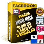 SUPER TRUST KING MAX Panamanian Facebook Ad Accounts - 10 BM Ad Accounts + 5 Ad Accounts on King Profile + 5 aged Fan Pages with huge organic reach and active subscribers