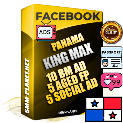 SUPER TRUST KING MAX Panamanian Facebook Ad Accounts - 10 BM Ad Accounts + 5 Ad Accounts on King Profile + 5 aged Fan Pages with huge organic reach and active subscribers
