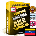 SUPER TRUST KING MAX Venezuelan Facebook Ad Accounts - 10 BM Ad Accounts + 5 Ad Accounts on King Profile + 5 aged Fan Pages with huge organic reach and active subscribers