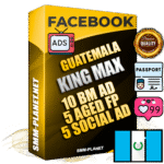 SUPER TRUST KING MAX Guatemalan Facebook Ad Accounts - 10 BM Ad Accounts + 5 Ad Accounts on King Profile + 5 aged Fan Pages with huge organic reach and active subscribers