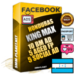 SUPER TRUST KING MAX Honduran Facebook Ad Accounts - 10 BM Ad Accounts + 5 Ad Accounts on King Profile + 5 aged Fan Pages with huge organic reach and active subscribers
