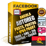Ultimate Angolan PREMIUM AutoReg Facebook Accounts - Fully Loaded (Posts : Multi-Photos : Info)
