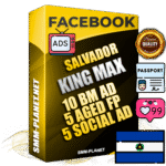 SUPER TRUST KING MAX Salvadoran Facebook Ad Accounts - 10 BM Ad Accounts + 5 Ad Accounts on King Profile + 5 aged Fan Pages with huge organic reach and active subscribers