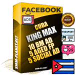 SUPER TRUST KING MAX Cuban Facebook Ad Accounts - 10 BM Ad Accounts + 5 Ad Accounts on King Profile + 5 aged Fan Pages with huge organic reach and active subscribers