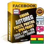 Ultimate Ghanaian PREMIUM AutoReg Facebook Accounts - Fully Loaded (Posts : Multi-Photos : Info)