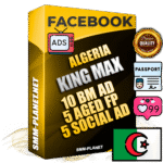 SUPER TRUST KING MAX Algerian Facebook Ad Accounts - 10 BM Ad Accounts + 5 Ad Accounts on King Profile + 5 aged Fan Pages with huge organic reach and active subscribers
