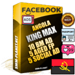 SUPER TRUST KING MAX Angolan Facebook Ad Accounts - 10 BM Ad Accounts + 5 Ad Accounts on King Profile + 5 aged Fan Pages with huge organic reach and active subscribers