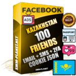 Elite Kazakh PREMIUM Handcrafted Facebook Accounts - 100 Authentic Live Friends with High Trust for Ads