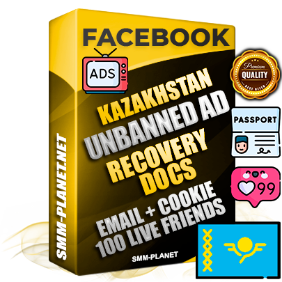 Premium Kazakh Unbanned FB Ad Accounts with Recovery Docs