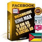 SUPER TRUST KING MAX Mozambican Facebook Ad Accounts - 10 BM Ad Accounts + 5 Ad Accounts on King Profile + 5 aged Fan Pages with huge organic reach and active subscribers