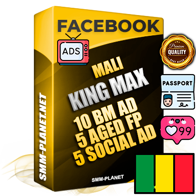 SUPER TRUST KING MAX Malian Facebook Ad Accounts - 10 BM Ad Accounts + 5 Ad Accounts on King Profile + 5 aged Fan Pages with huge organic reach and active subscribers