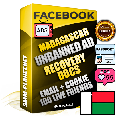 Premium Madagascar Unbanned FB Ad Accounts with Recovery Docs