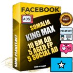 SUPER TRUST KING MAX Somali Facebook Ad Accounts - 10 BM Ad Accounts + 5 Ad Accounts on King Profile + 5 aged Fan Pages with huge organic reach and active subscribers