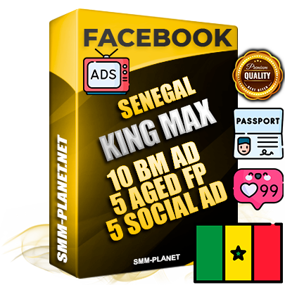 SUPER TRUST KING MAX Senegalese Facebook Ad Accounts - 10 BM Ad Accounts + 5 Ad Accounts on King Profile + 5 aged Fan Pages with huge organic reach and active subscribers