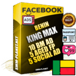SUPER TRUST KING MAX Beninese Facebook Ad Accounts - 10 BM Ad Accounts + 5 Ad Accounts on King Profile + 5 aged Fan Pages with huge organic reach and active subscribers