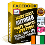 Ultimate Ivorian PREMIUM AutoReg Facebook Accounts - Fully Loaded (Posts : Multi-Photos : Info)