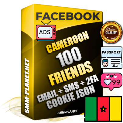 Elite Cameroonian PREMIUM Handcrafted Facebook Accounts - 100 Authentic Live Friends with High Trust for Ads