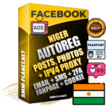 Ultimate Nigerien PREMIUM AutoReg Facebook Accounts - Fully Loaded (Posts : Multi-Photos : Info)