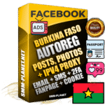Ultimate Burkinabè PREMIUM AutoReg Facebook Accounts - Fully Loaded (Posts : Multi-Photos : Info)
