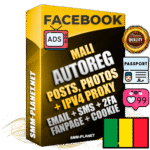 Ultimate Malian PREMIUM AutoReg Facebook Accounts - Fully Loaded (Posts : Multi-Photos : Info)