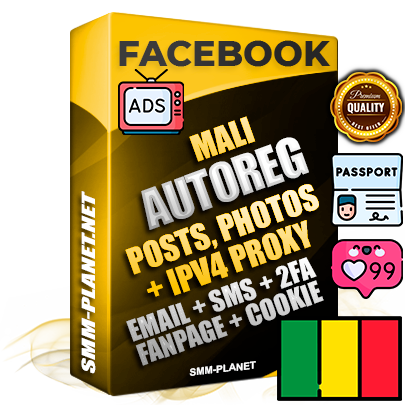 Ultimate Malian PREMIUM AutoReg Facebook Accounts - Fully Loaded (Posts : Multi-Photos : Info)