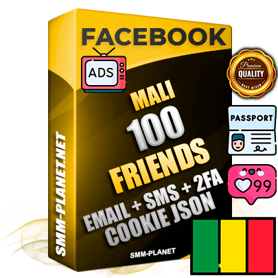 Elite Malian PREMIUM Handcrafted Facebook Accounts - 100 Authentic Live Friends with High Trust for Ads
