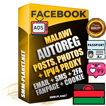 Ultimate Malawian PREMIUM AutoReg Facebook Accounts - Fully Loaded (Posts : Multi-Photos : Info)