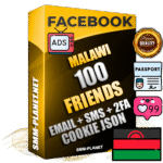 Elite Malawian PREMIUM Handcrafted Facebook Accounts - 100 Authentic Live Friends with High Trust for Ads
