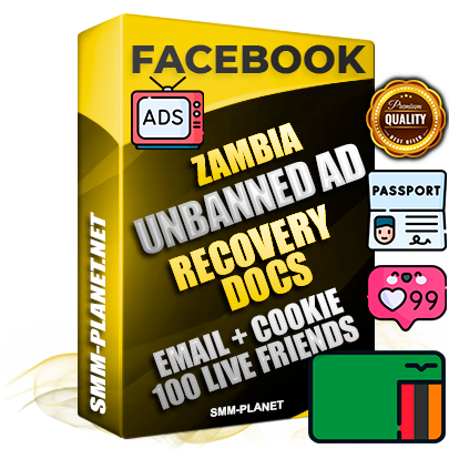 Premium Zambian Unbanned FB Ad Accounts with Recovery Docs