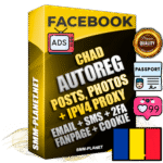 Ultimate Chadian PREMIUM AutoReg Facebook Accounts - Fully Loaded (Posts : Multi-Photos : Info)