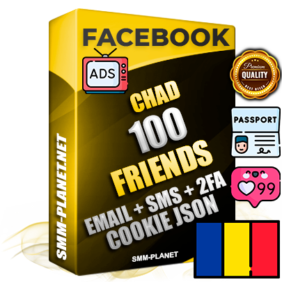 Elite Chadian PREMIUM Handcrafted Facebook Accounts - 100 Authentic Live Friends with High Trust for Ads