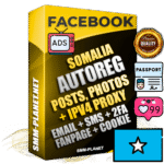 Ultimate Somali PREMIUM AutoReg Facebook Accounts - Fully Loaded (Posts : Multi-Photos : Info)