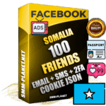 Elite Somali PREMIUM Handcrafted Facebook Accounts - 100 Authentic Live Friends with High Trust for Ads