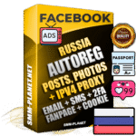 Ultimate Russian PREMIUM AutoReg Facebook Accounts - Fully Loaded (Posts : Multi-Photos : Info)